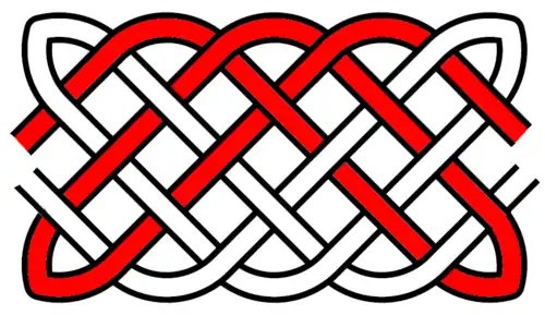 Basket weave knot