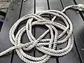 Optional second pass-final step of tying a Celtic Button knot done