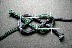 Basket weave knot