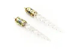 Two crystal aiglets