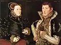 Gowns decorated with gold aiglets, 1559