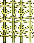 Knotted-pile carpet
