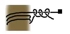 Round turn and two half-hitches