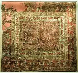 Knotted-pile carpet